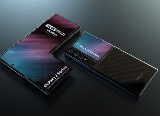 سامسونگ احتمالا روی یک گوشی تاشو با طراحی متفاوت و عجیب کار میکند