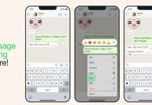 امکان ویرایش پیام در واتساپ تا 15 دقیقه پس از ارسال