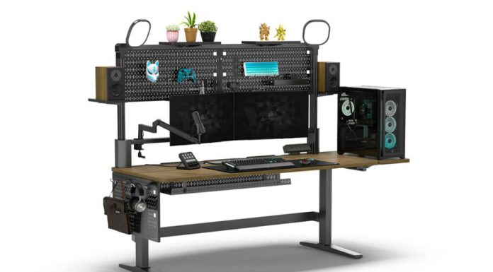 شرکت کورسیر از یک میز کار ایستاده برای گیمرها و استریمرها رونمایی کرد